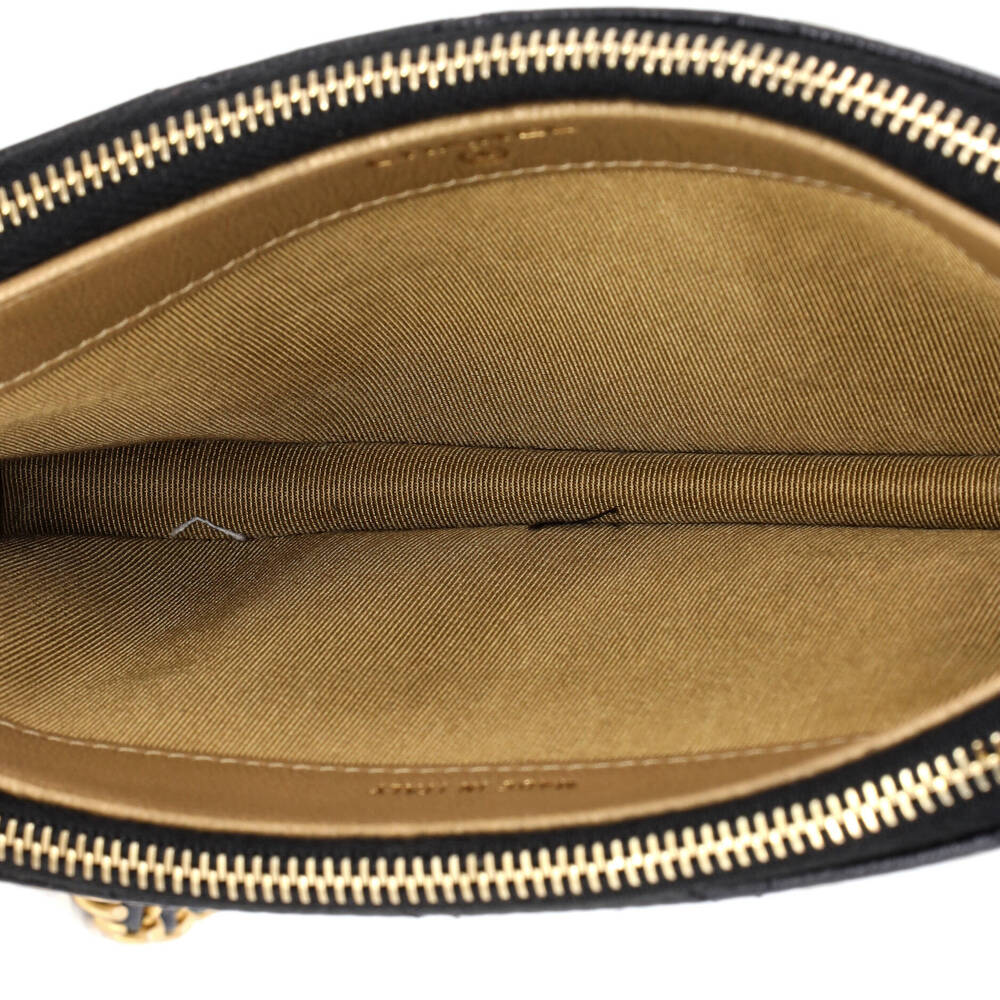 Chanel Chic Pearls Double Zip Clutch with Chain Quilted Lambskin - Picture 5 of 6